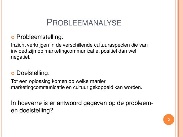 Invloed van cultuur op marketingcommunicatie presentatie