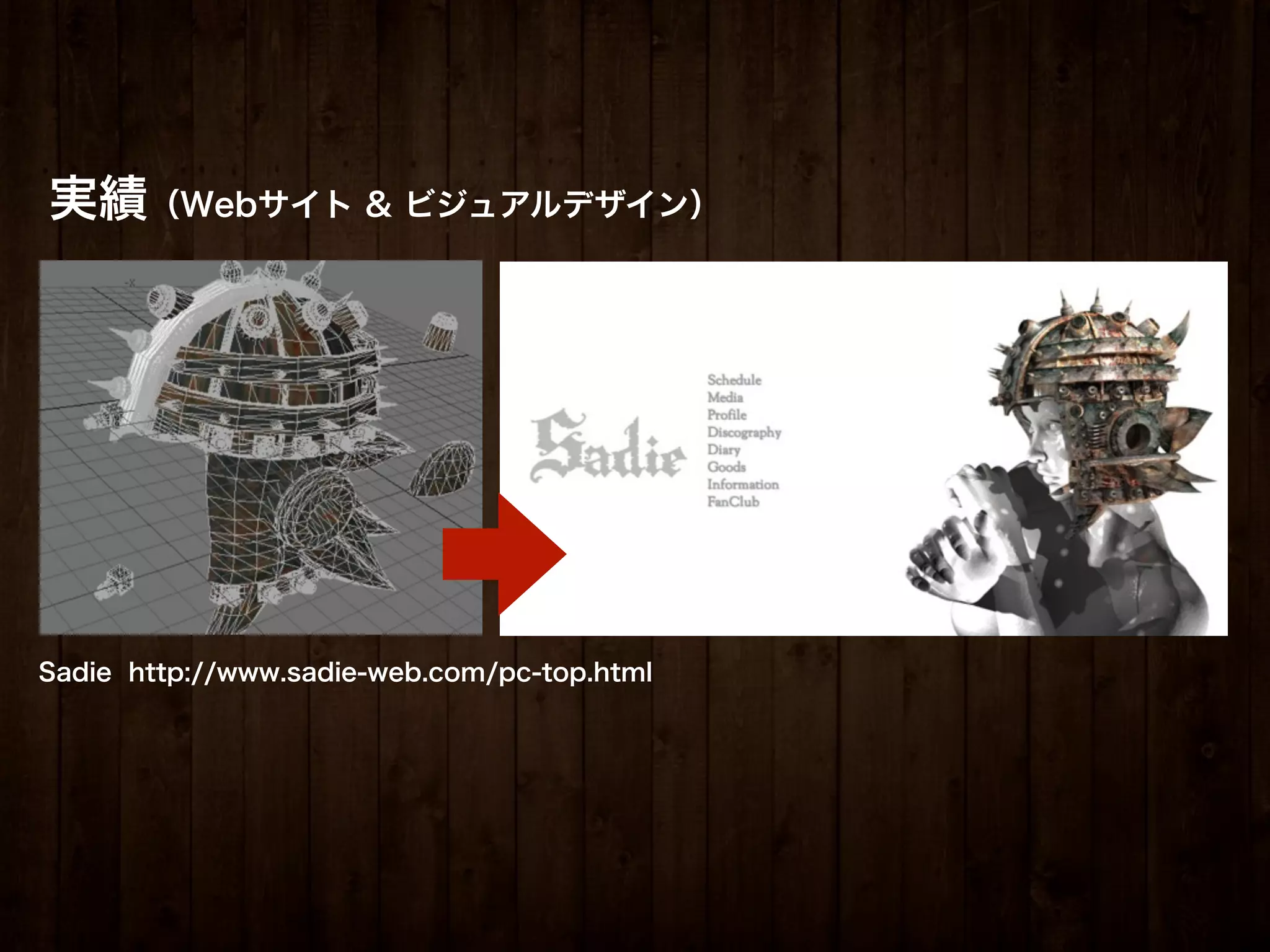 実績（Webサイト & ビジュアルデザイン）




Sadie http://www.sadie-web.com/pc-top.html
 