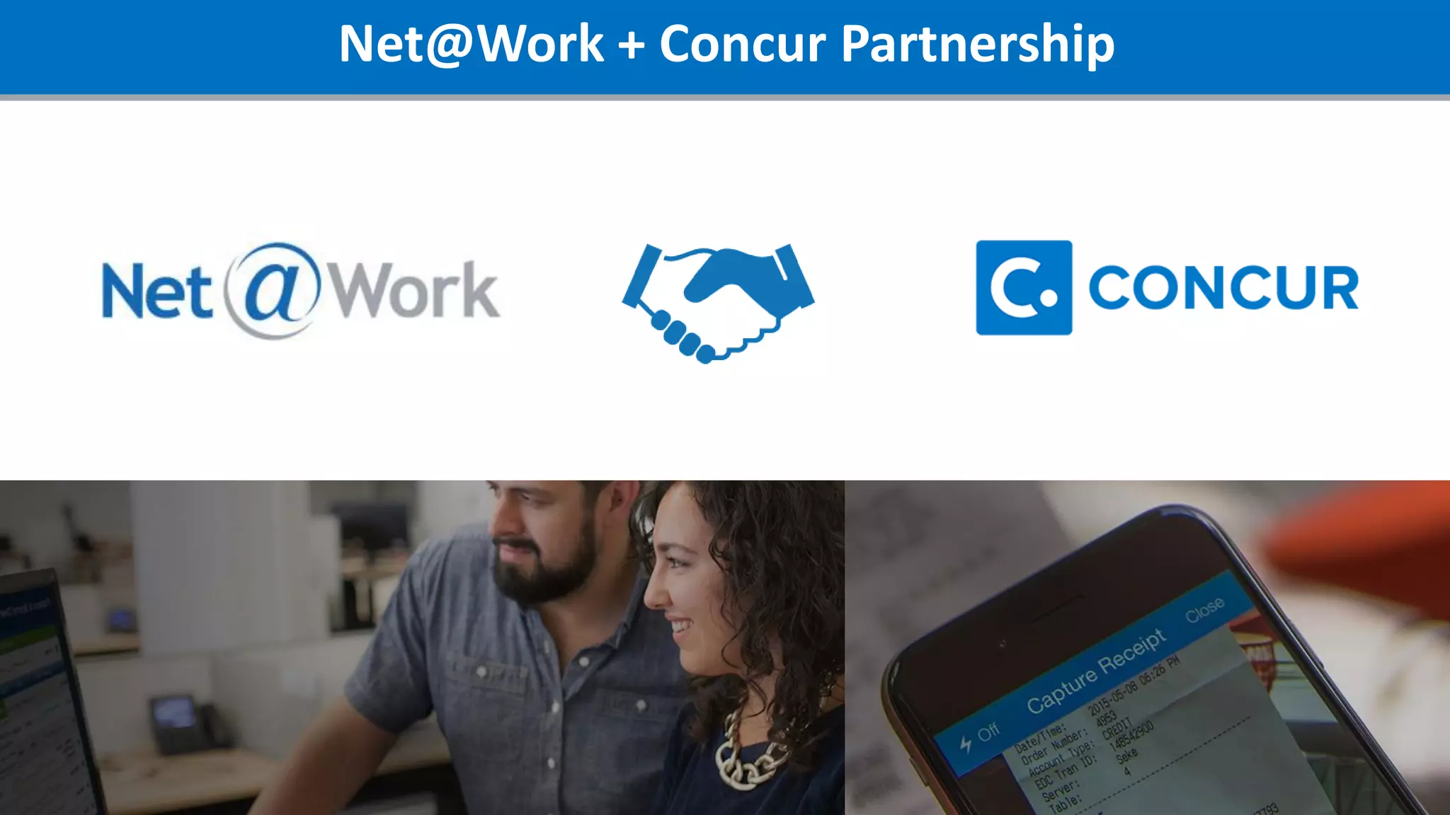 Net@Work + Concur Partnership
 
