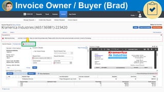 21
Invoice Owner / Buyer (Brad)
 