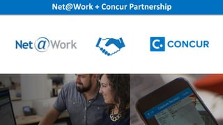 Net@Work + Concur Partnership
 