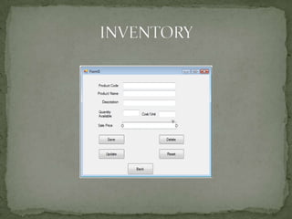 Invoice generation system | PPTX | Computing | Technology & Computing