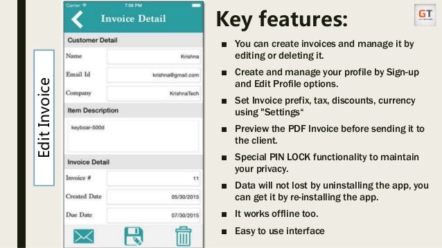 invoice maker app