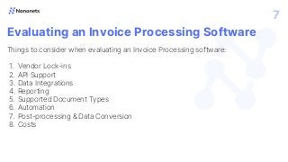 Invoice Processing