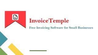 InvoiceTemple – Smart, Secure, and Free Invoicing Software | PDF