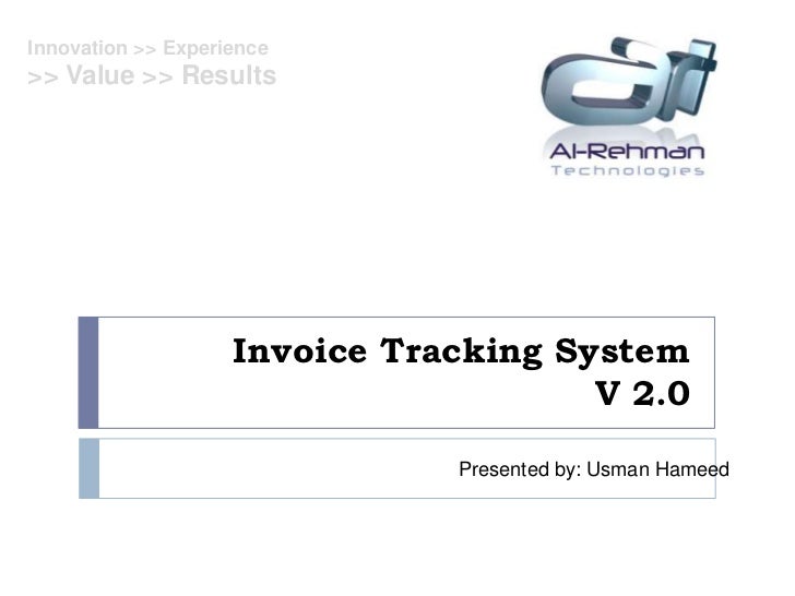 invoice tracking payment processing system