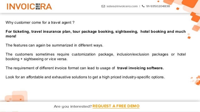 travel agency invoice software