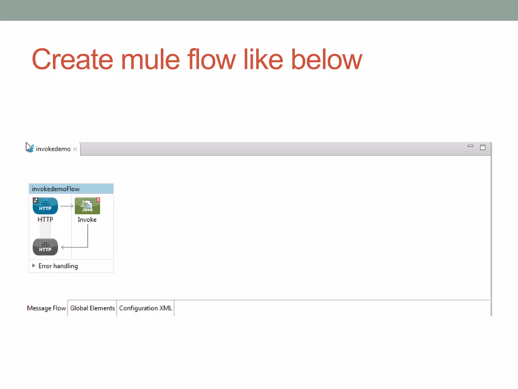 Create mule flow like below
 