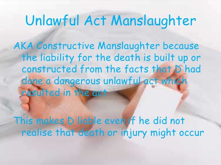 Involuntary manslaughter