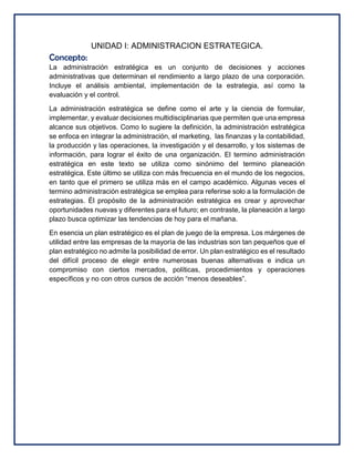 Administracion estrategica | PDF