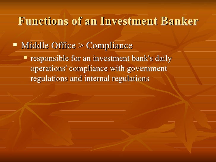 Investment Banking