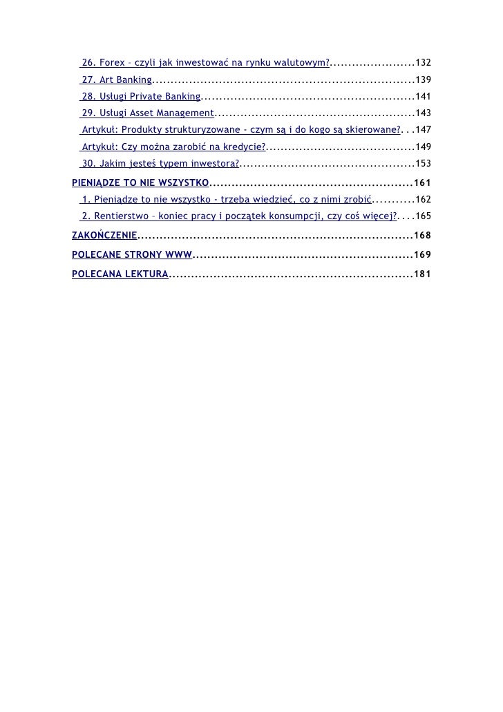 Inwestowanie forex