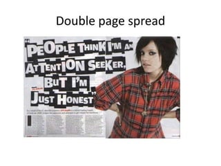 Double page spread<br />