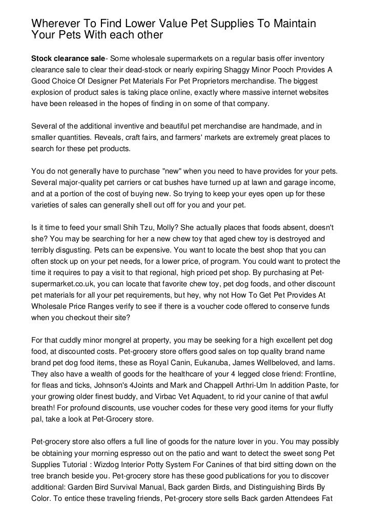 Wherever To Find Lower Value Pet Supplies To Maintain Your Pets With each other