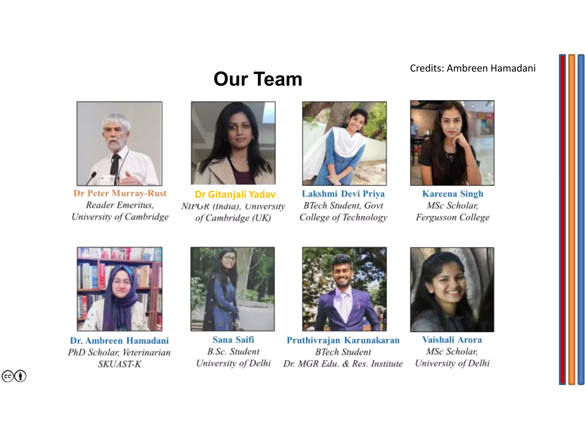 Our Team
Dr Gitanjali Yadav
Credits: Ambreen Hamadani
 