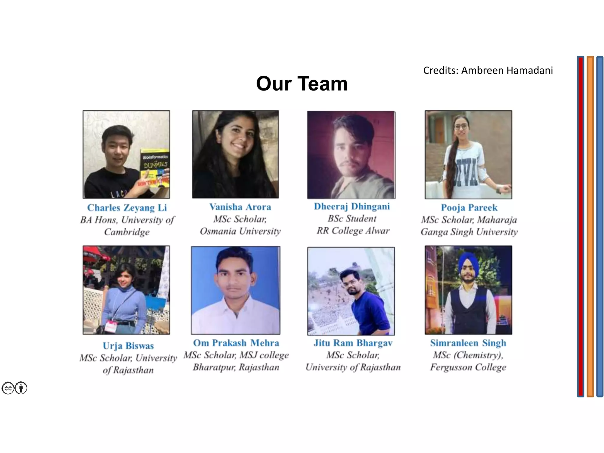 Our Team
Credits: Ambreen Hamadani
 