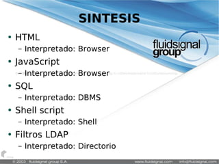 Inyección de contenido sintactico