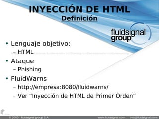 Inyección de contenido sintactico
