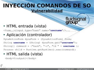 Inyección de contenido sintactico
