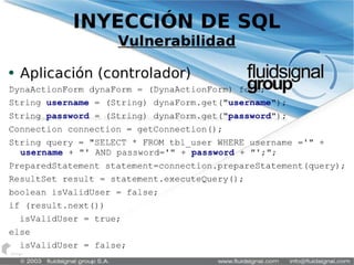 Inyección de contenido sintactico