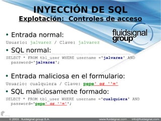 Inyección de contenido sintactico