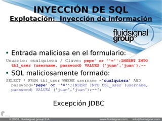 Inyección de contenido sintactico