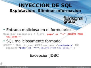 Inyección de contenido sintactico