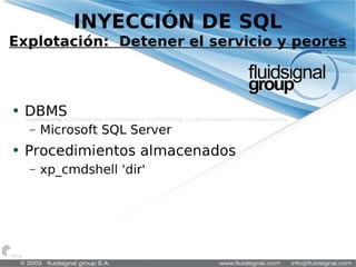 Inyección de contenido sintactico
