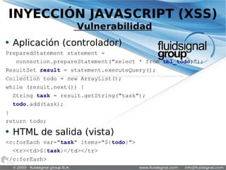 Inyección de contenido sintactico