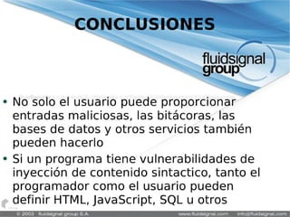 Inyección de contenido sintactico