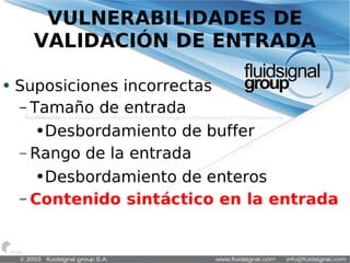 Inyección de contenido sintactico