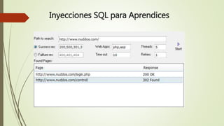 Inyecciones SQL para Aprendices
 