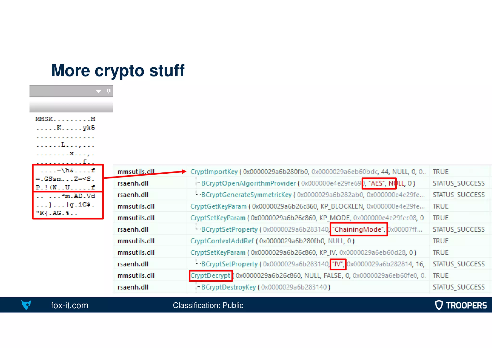 fox-it.com
More crypto stuff
Classification: Public
 