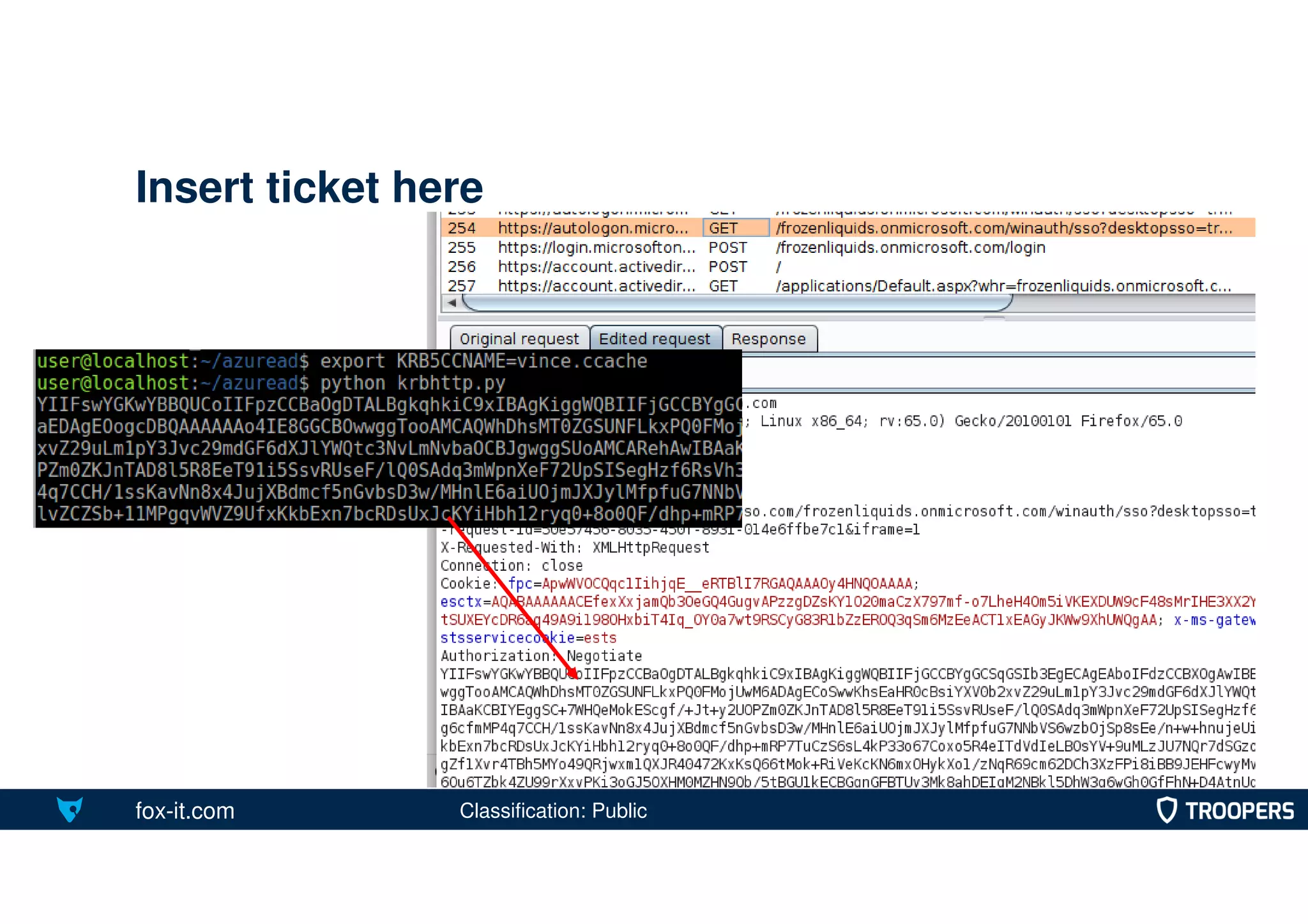 fox-it.com
Insert ticket here
Classification: Public
 