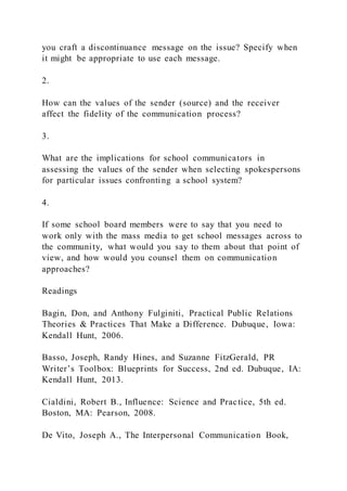 In your summary, discuss how the weeks readings support the ro