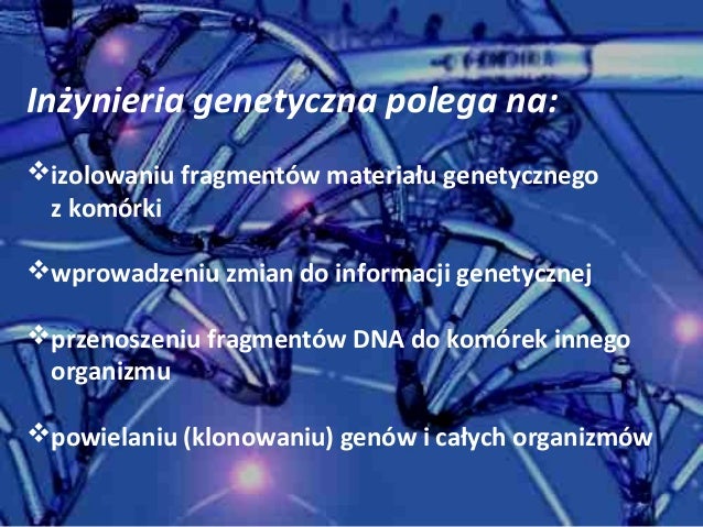 Inzynieria genetyczna