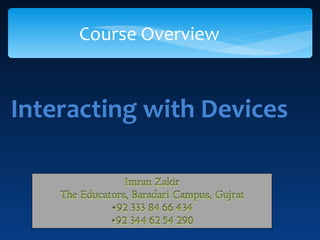 Course Overview ,[object Object]