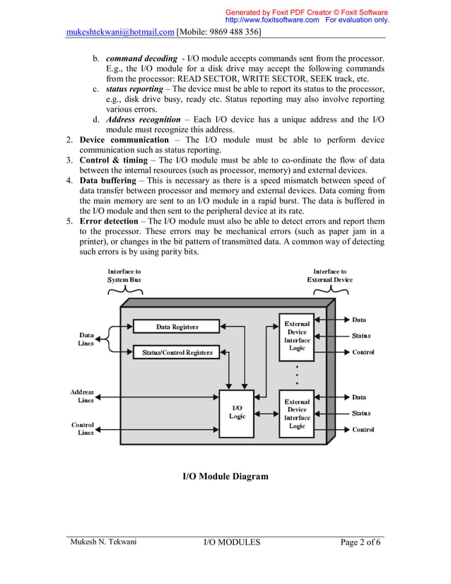 Input-Output Modules | PDF
