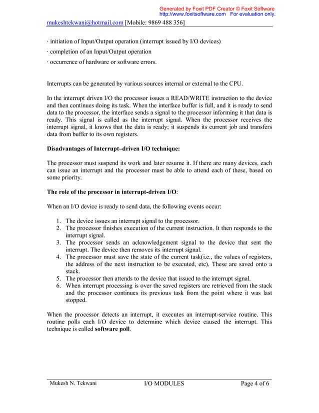 Input-Output Modules | PDF