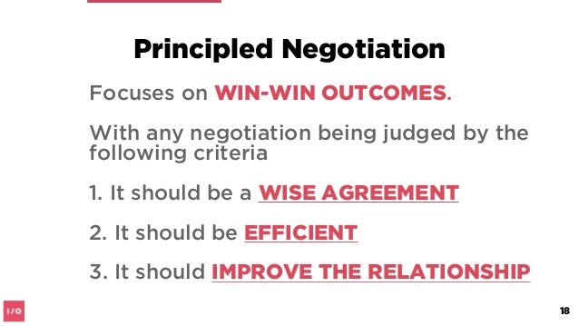 principled negotiation
