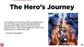 “Can we be
innovative in our work
if we have not ﬁrst
innovated ourselves?”
64
 