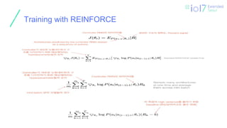 ㅍ
ㅍ
ㅍ
ㅍ
Training with REINFORCE
 