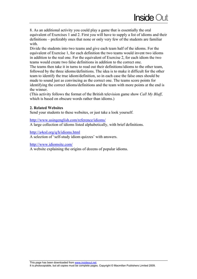 IDIOMS CHALLENGE ANSWER KEY PDF idioms-challenge-answer-key-pdf