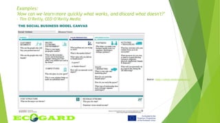 Examples:
'How can we learn more quickly what works, and discard what doesn't?’
– Tim O’Reilly, CEO O’Reilly Media
Source: https://sehub.stanford.edu/pro-1
 