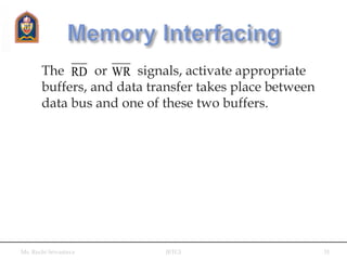 I/o and memory interfacing | PPTX