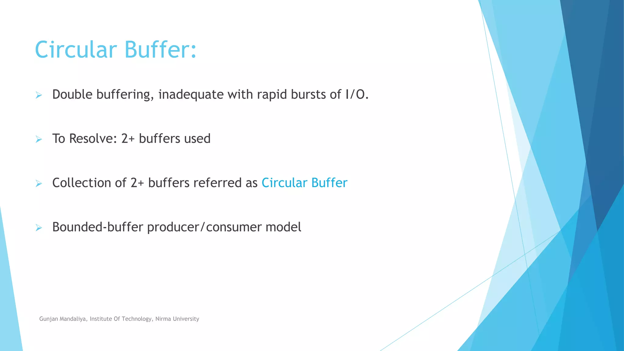 IO buffering | PPTX