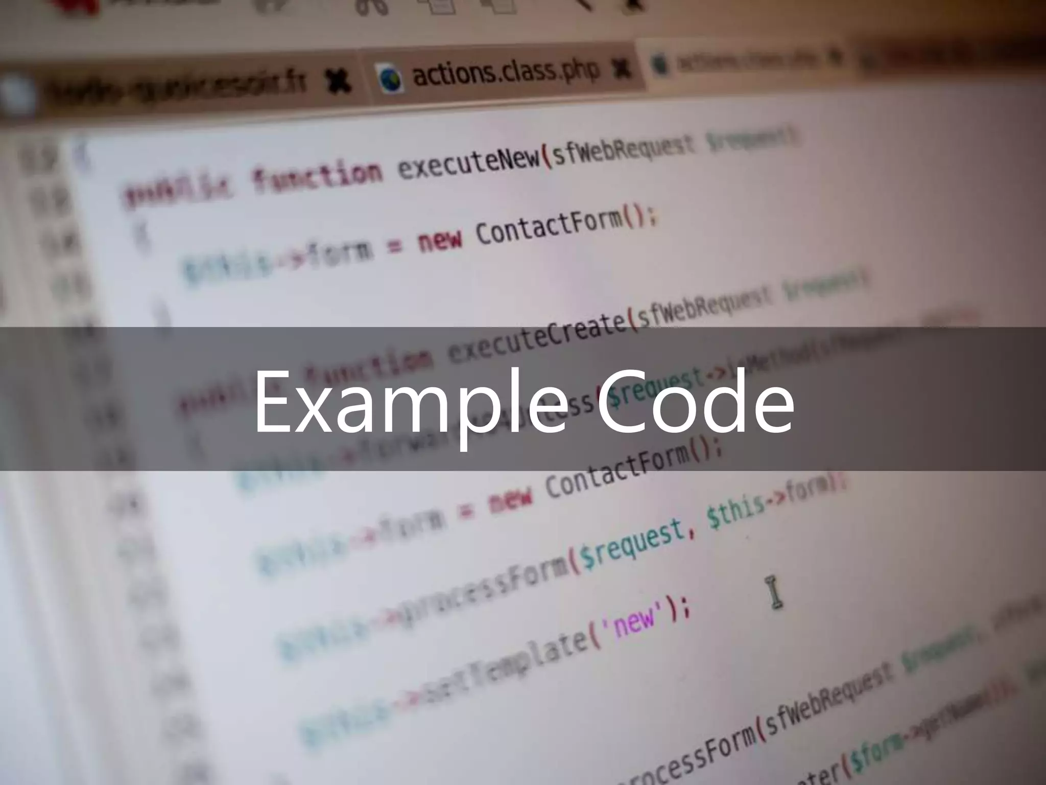 Example Code