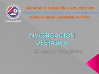 FACULTAD DE INGENIERÍA Y ARQUITECTURA

 ESCUELA PROFESIONAL DE INGENIERÍA DE SISTEMAS
 