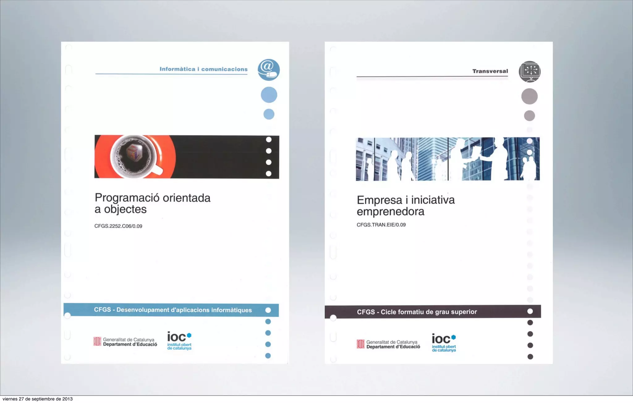 viernes 27 de septiembre de 2013

 